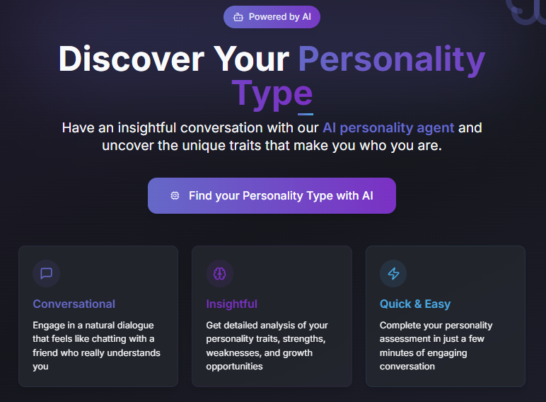 Conversational Personality Analyzer